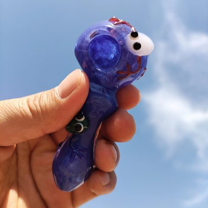 Handmade Frog Unique Glass Pipes 2 Frogs Mystery Hand Pipe Pretty Pipes Beautiful Gift