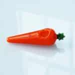 Dry Spoon Pipe Carrot Body Glass Pipe - Image 9