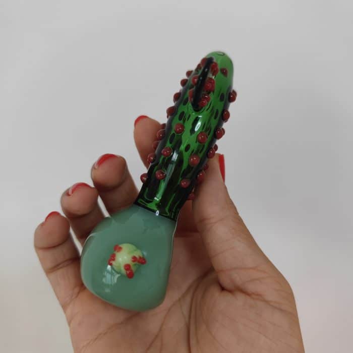 Cactus Pipe Unique Glass Pipes Hand Pipe Pretty Pipes - Image 6