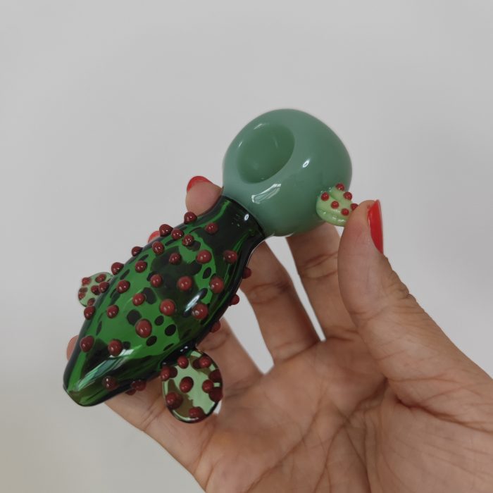 Cactus Pipe Unique Glass Pipes Hand Pipe Pretty Pipes - Image 5