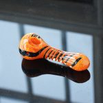 Orange Spiral Pattern Glass Pipe 4.5 inch - Image 4