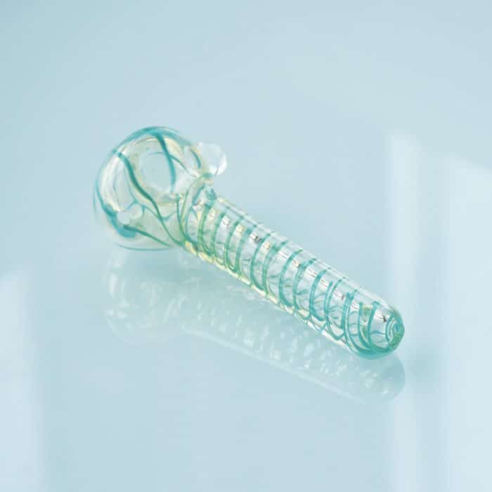 Crystal Stripe Design Spoon Pipe - Image 7