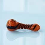 Orange Spiral Pattern Glass Pipe 4.5 inch - Image 5