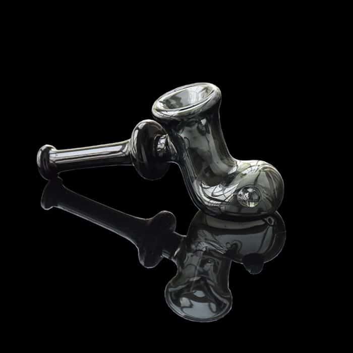 Red Eye Glass 6.5″ Boot Hammer Hand Pipe Boot Pipe - Image 7