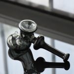 Red Eye Glass 6.5″ Boot Hammer Hand Pipe Boot Pipe - Image 5