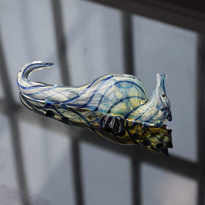 Seahorse Glass Hand Pipe - Image 2