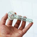 Crystal Stripe Design Spoon Pipe - Image 2