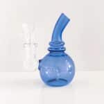 RUNAOT Mini Glass Water Pipe Bong 4.1 inch