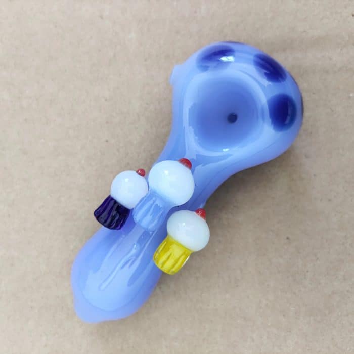 Mushroom Glass Hand Pipe - Image 5