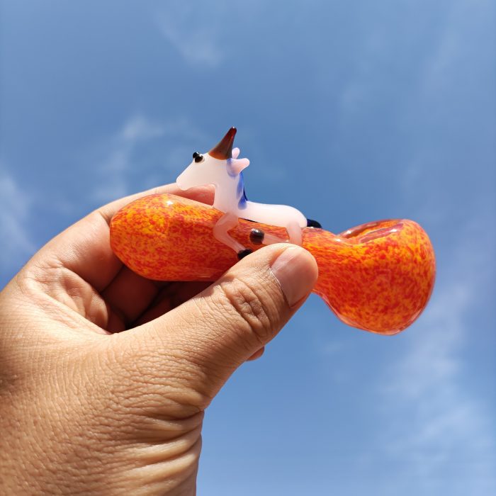 Unicorn Spoon Pipe Unique Glass Pipes - Image 4