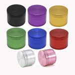 Aluminum Herb Grinder with Pollen Screen and Magnetic Lid