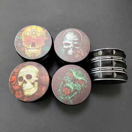 Skull Series Aluminum Herb Grinder