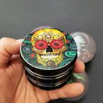 Skull Series Aluminum Herb Grinder 63MM 4 Piece Metal Tobacco Grinder - Image 3