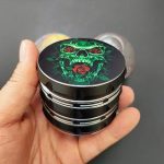 Skull Series Aluminum Herb Grinder 63MM 4 Piece Metal Tobacco Grinder - Image 5