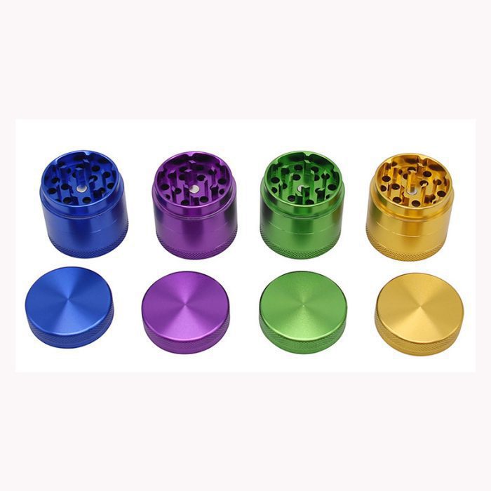 Aluminum Herb Grinder with Pollen Screen and Magnetic Lid - Image 4