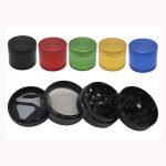 Aluminum Herb Grinder with Pollen Screen and Magnetic Lid - Image 5