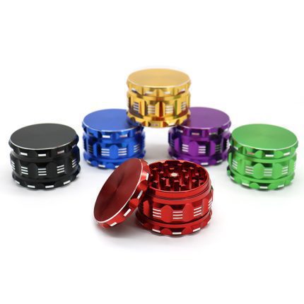 4-Piece Polygon Herb Grinder 63mm