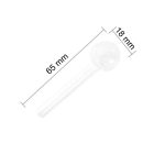 RUNAOT 2.6" Pyrex Glass Oil Burner Pipe - Image 2