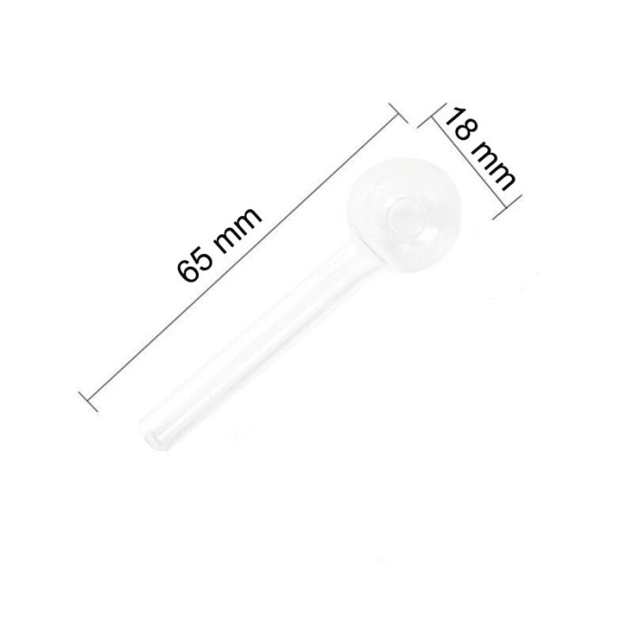 RUNAOT 2.6" Pyrex Glass Oil Burner Pipe - Image 2