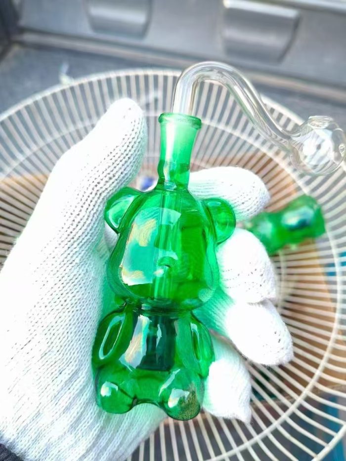 RUNAOT Bear Glass Oil Burner Bubbler - Image 2