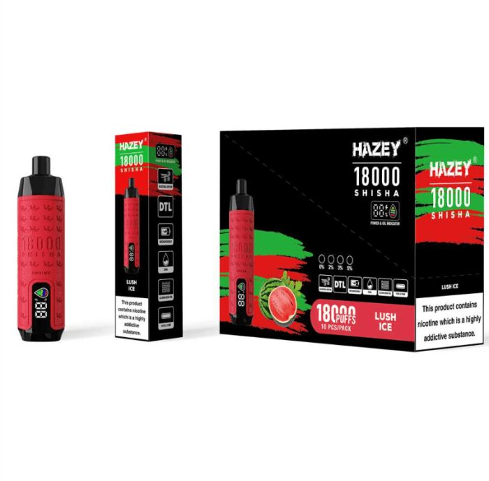 HAZEY Vape Kits 18000 Puffs Disposable Vape Pen - Image 1